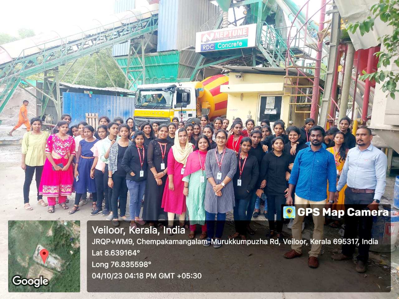 Department of Civil Engineering went for Industrial Visit to Punalur Suspension Bridge, Jatayu Earth Center and RDC Concrete Readymix Plant, Kerala.
